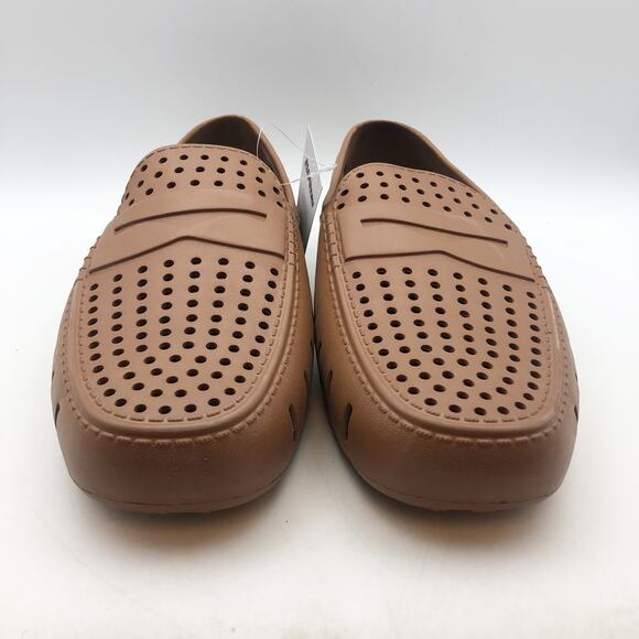 Floafers Mens Country Club Driver 2.0 Loafer Size 8 Tan Chestnut Hill Gum NWT